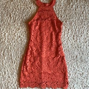 Lulu’s Love Poem Coral dress